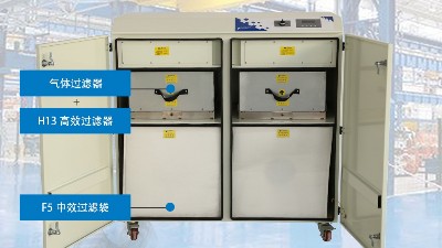 與煙霧過濾器時代共同進步，執(zhí)信環(huán)保激光打標煙霧過濾器！