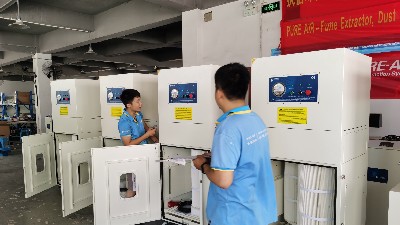 焊接煙霧過濾器-移動式煙霧過濾器-執(zhí)信環(huán)保凈化焊接煙塵污染！